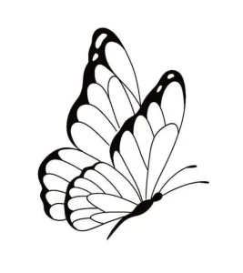 پروانه زیبا برای روی مس